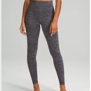 lululemon align legging pant 25” Heathered black/gray
